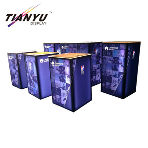 Portabel Show Perdagangan Tampilan Aluminium Fabric Pameran Kontra