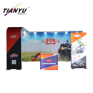 Sederhana Desain 10X20 pameran Booth 10x10 Trade Show