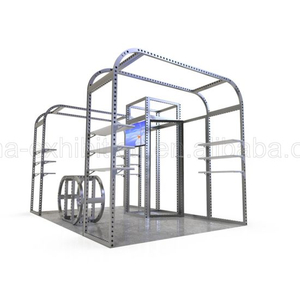10X20 Modular Aluminium Pameran Pameran Dagang Tampilkan dengan Grafis