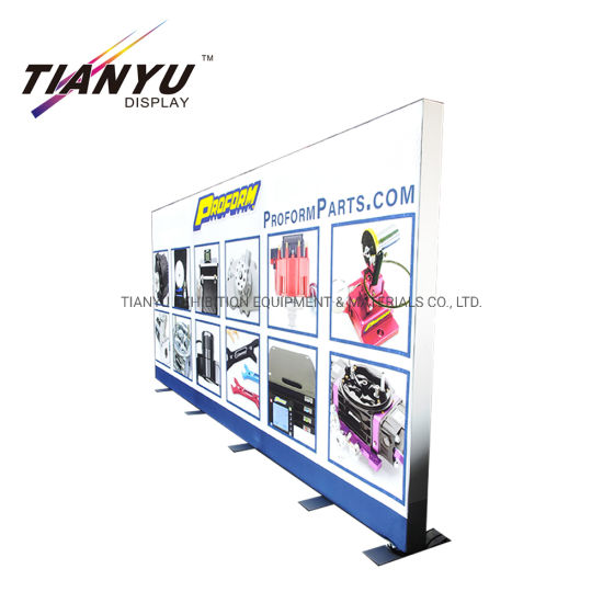 Desain Kustom Portabel Aluminium Booth Pameran 3X3 M Modular Trade Show Booth Display