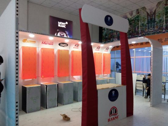 Aluminium Tube Bingkai Ketegangan Fabric Pameran Booth