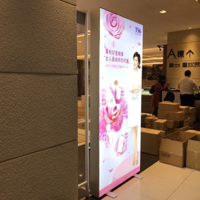 Chain Store Decoration Foto Grosir Booth ganda sisi Toko Pakaian Bingkai-Kurang LED Light Box