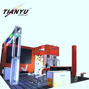 5X6 m Cina Modular Reusable Stable Aluminium Pameran Tampilan Stand Booth untuk Sema Show