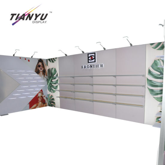 Tianyu Penawaran Pameran Stand Portabel Desain Trade Show 20x20 Daur Ulang Booth